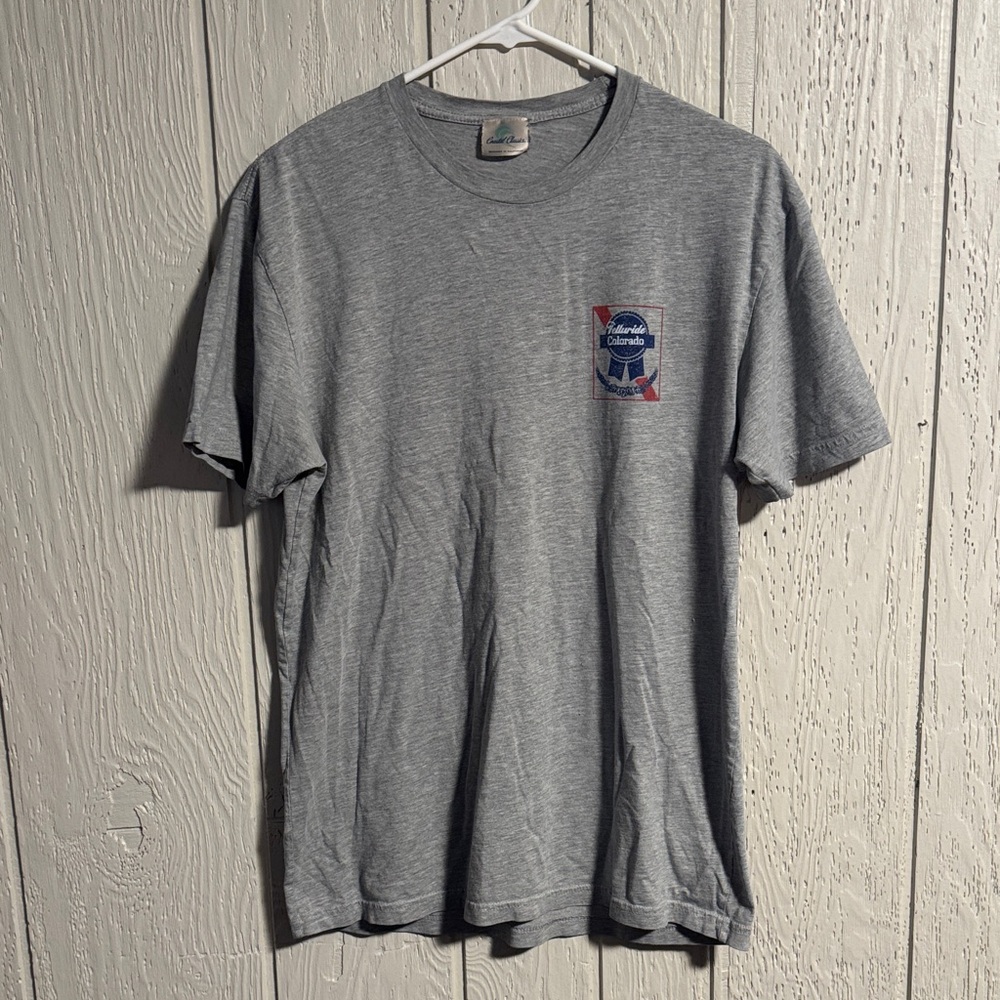 PBR Telluride Gray Graphic Men's T-Shirt